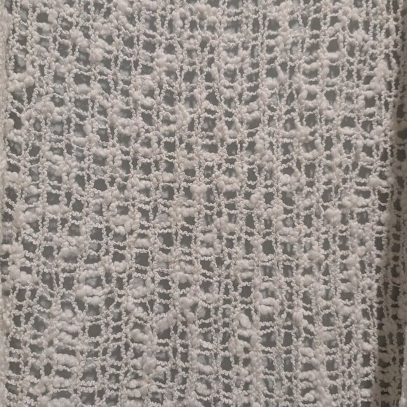 Nomadic Traders White Open Weave Crop Cardigan - One Size - Picture 3 of 6